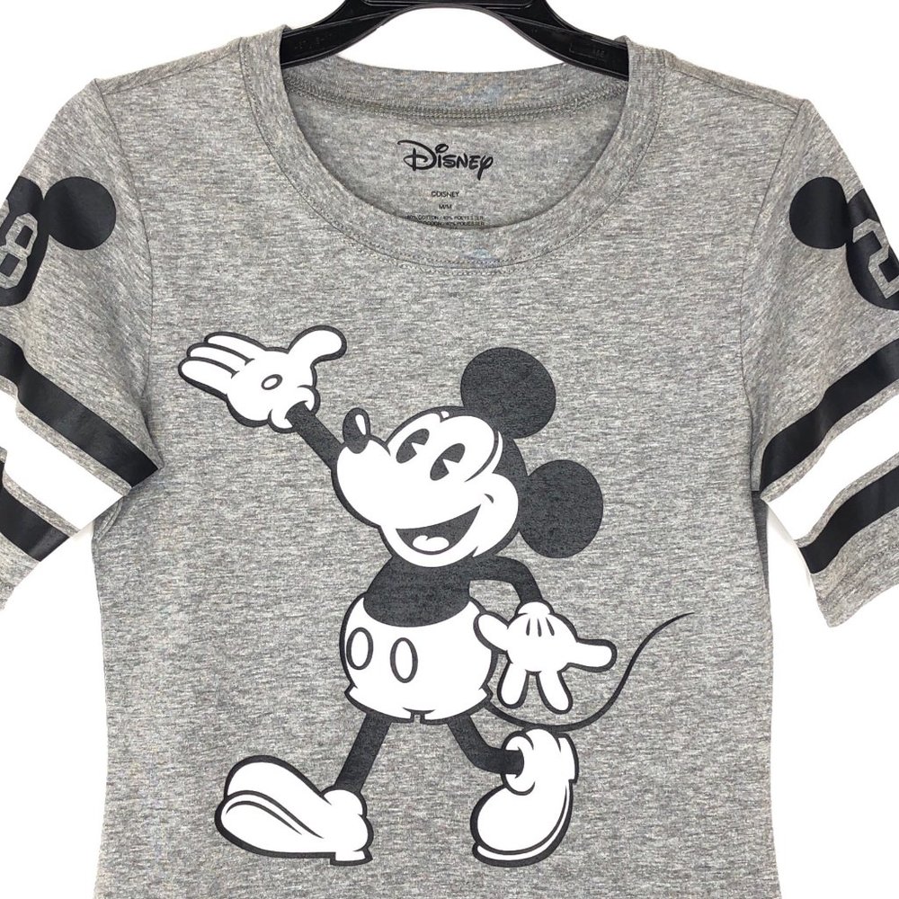 Disney Mickey Mouse 28 Short Sleeve Gray T-Shirt
